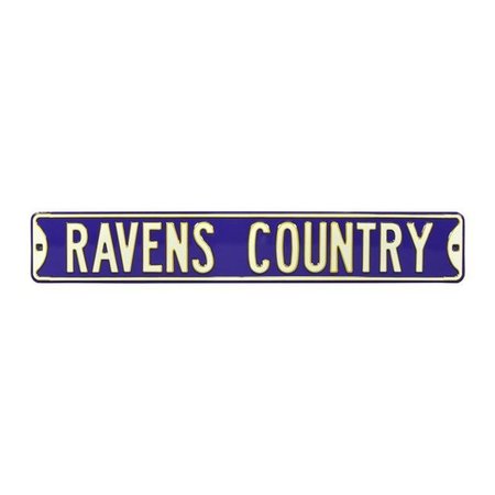 AUTHENTIC STREET SIGNS Authentic Street Signs 35039 Ravens Country Street Sign 35039